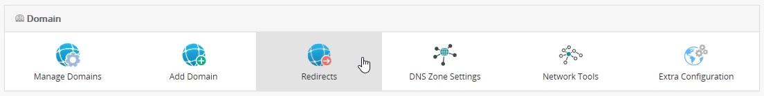 Redirects panou webuzo