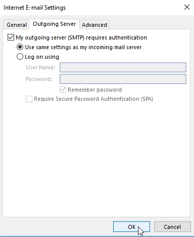 Bifare casuta SMTP