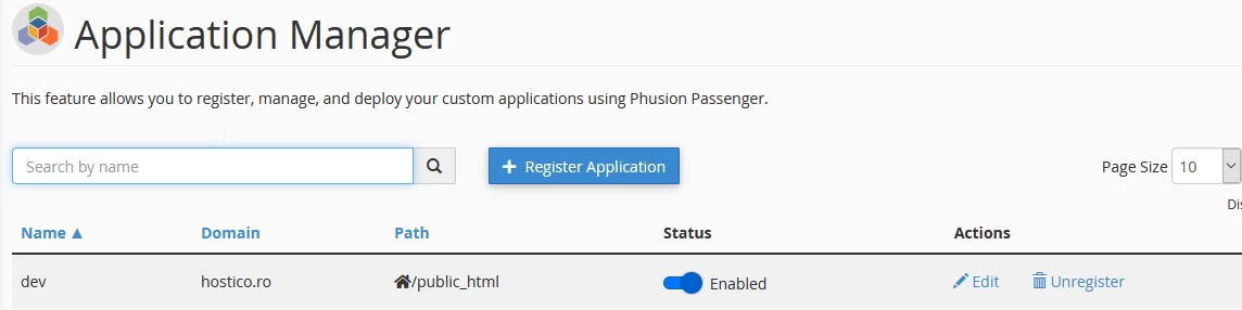 application manager