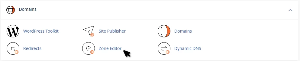 Zone Editor cPanel